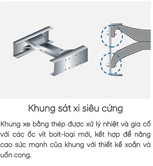 khung gầm xe hyundai mighty 110s